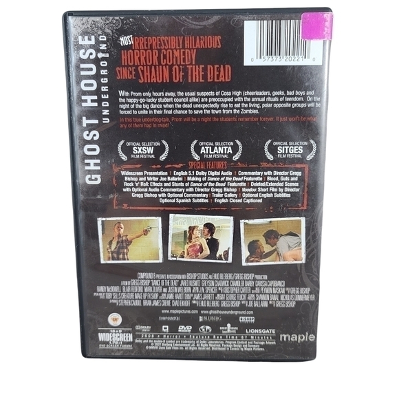 GHOST House Underground: Dance of the Dead (2008, DVD, Widescreen) Zombie Film - Picture 2 of 3